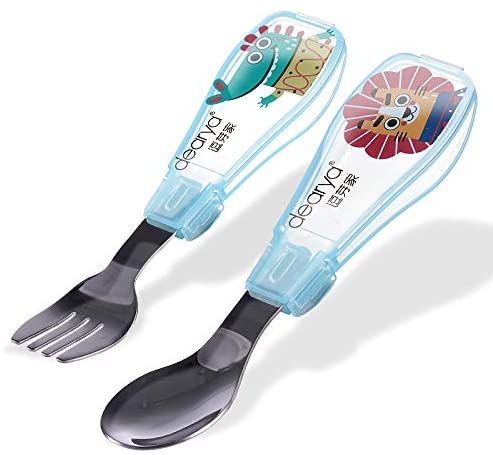 BPA-Free Baby Fork and Spoon Set | OEM Custom Branding